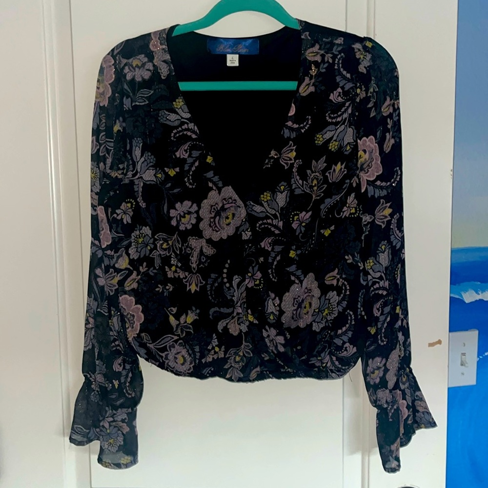 Sheer beautiful blouse.